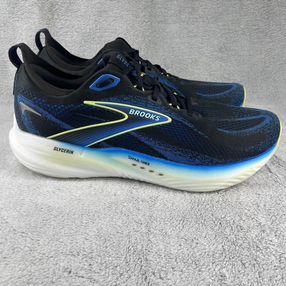 Brooks Glycerin GTS 22 Men\'s Size 13 D Black Cobalt Running Shoes main image 12